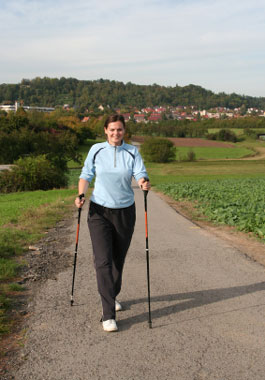 woman walking